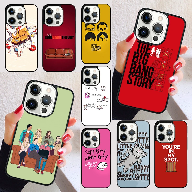 The Big Bang Theory cover For iPhone 15 16 13 12 11 14 Pro Max Mini Max SE 2020 7 8 6S Plus Phone Case