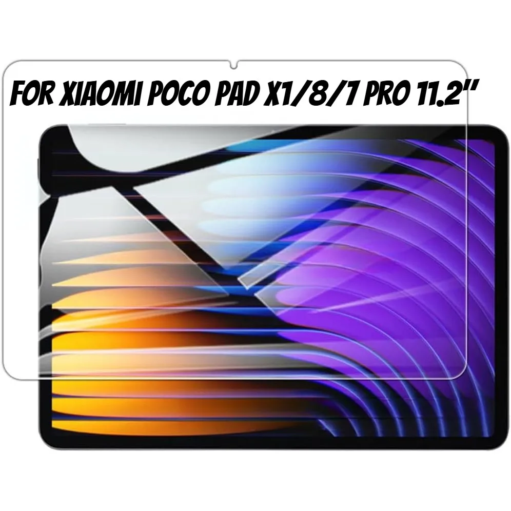 

Tempered Glass Screen Protector For Xiaomi Poco Pad X1 11.2 inch Accessories For Xiaomi Pad 8 Pro 7 Pro Mi Pad 7 Protective Film
