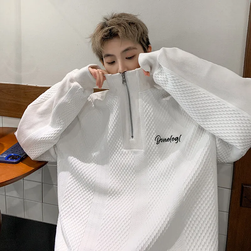 

LAPPSTER Kpop Streetwear Harajuku Zip Up Hoodies Designer New In Black Hoodie Y2k Japanese Styel Graphic Sweatshirts Vintage