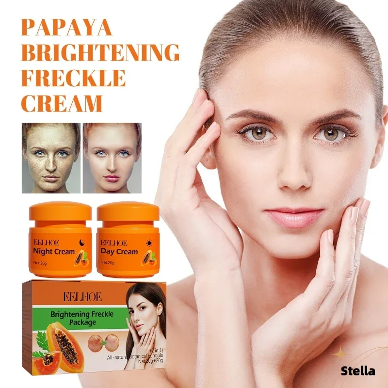 

Papaya Brighten Cream Remove Face Spots Melasma Smoothing Brightening Lightening Moisturizing Skin Early and Late Cream