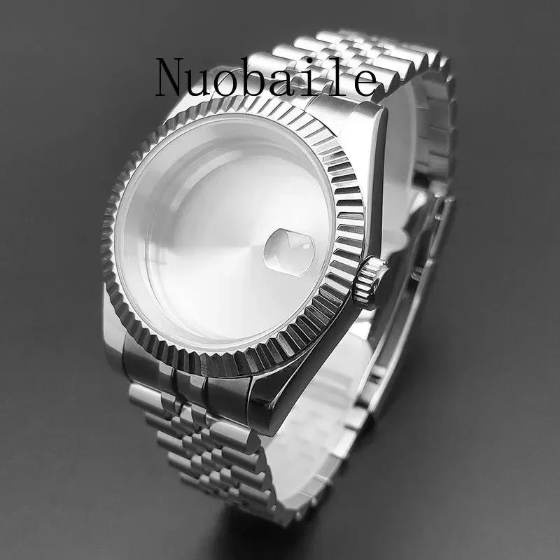 Imagem -04 - Neiton Impermeável Jubilee Stainless Steel Ver Case para Homens Movimento Fashion Sapphire Glass Nh35 Nh36 Nh34 36 mm 40 mm