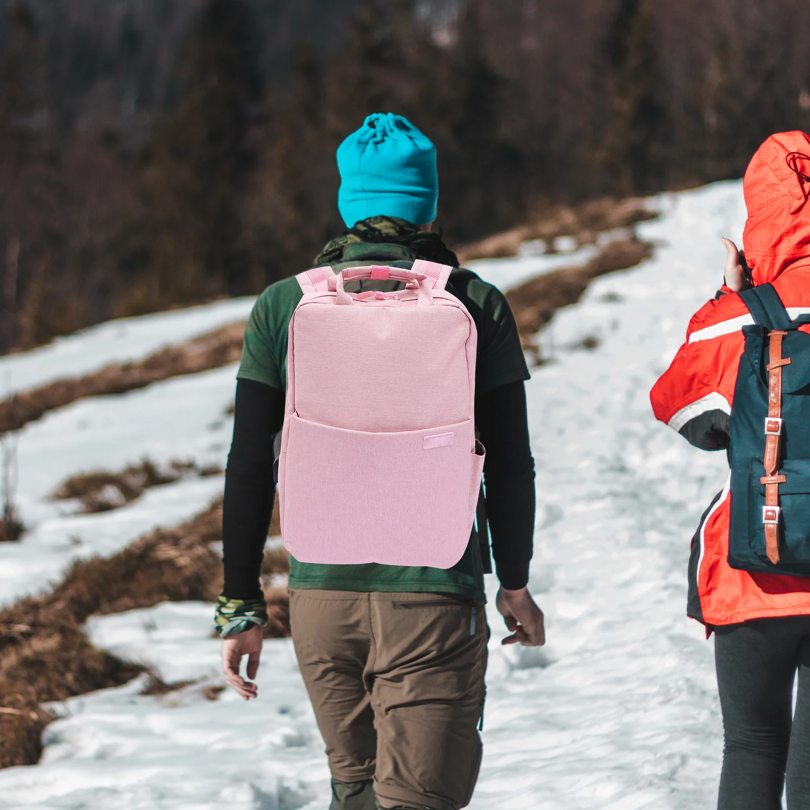 

1Pcs Laptop Backpack Large Capacity Computer Storage Bag Travel Outdoor School Shoulder Bag Waterproof Oxford Cloth Adjustable