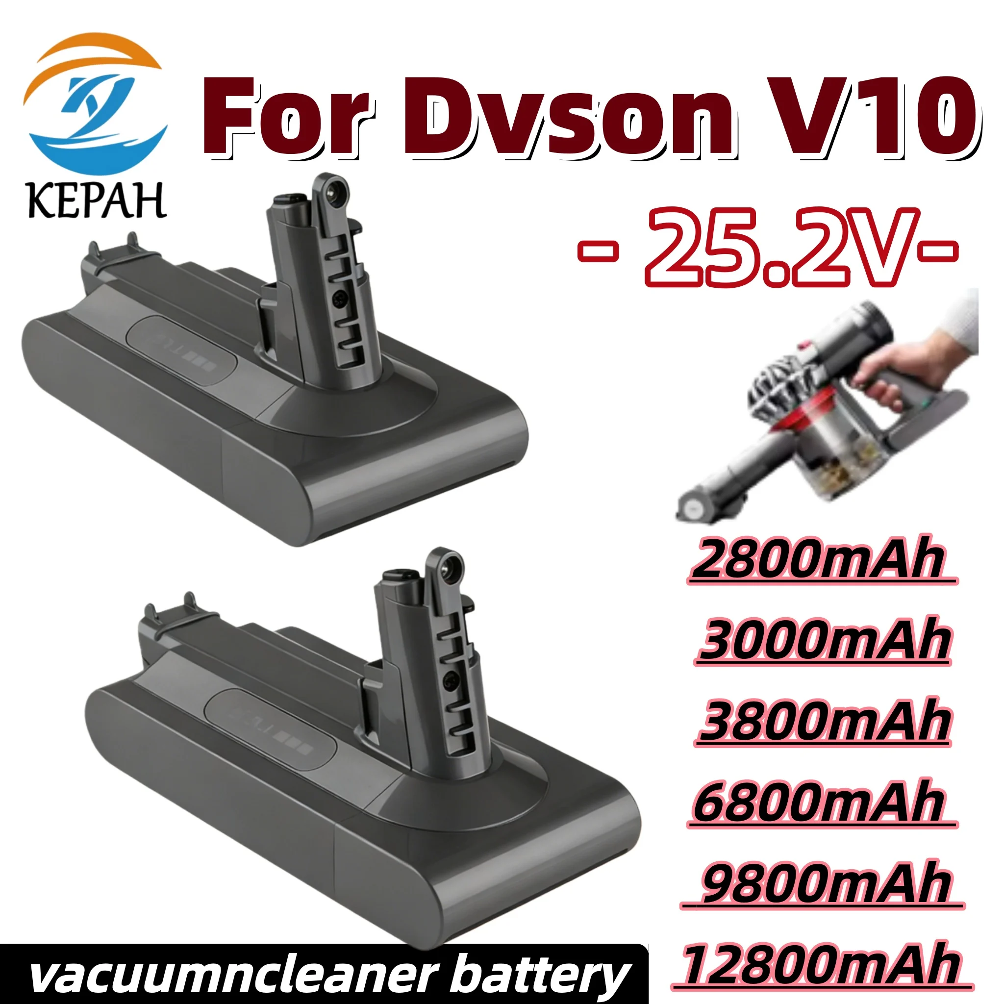 

Rechargeable Battery for Dyson Vacuum｜Fits V10 Series SV07/SV09/SV10/DC62