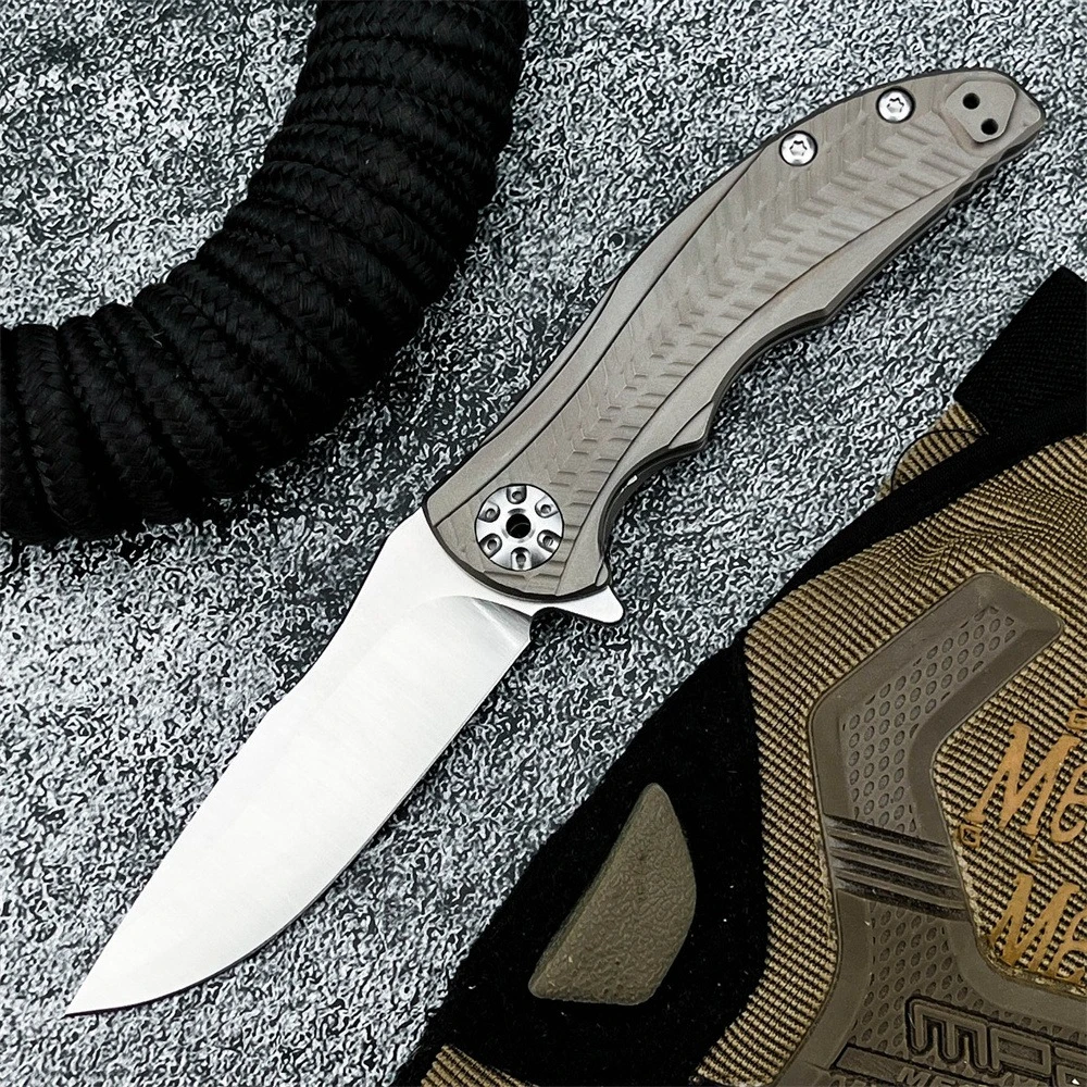 portable-0609-pocket-knife-d2-sharp-blade-tc4-titanium-alloy-handle-outdoor-hunting-camping-hiking-survival-tool