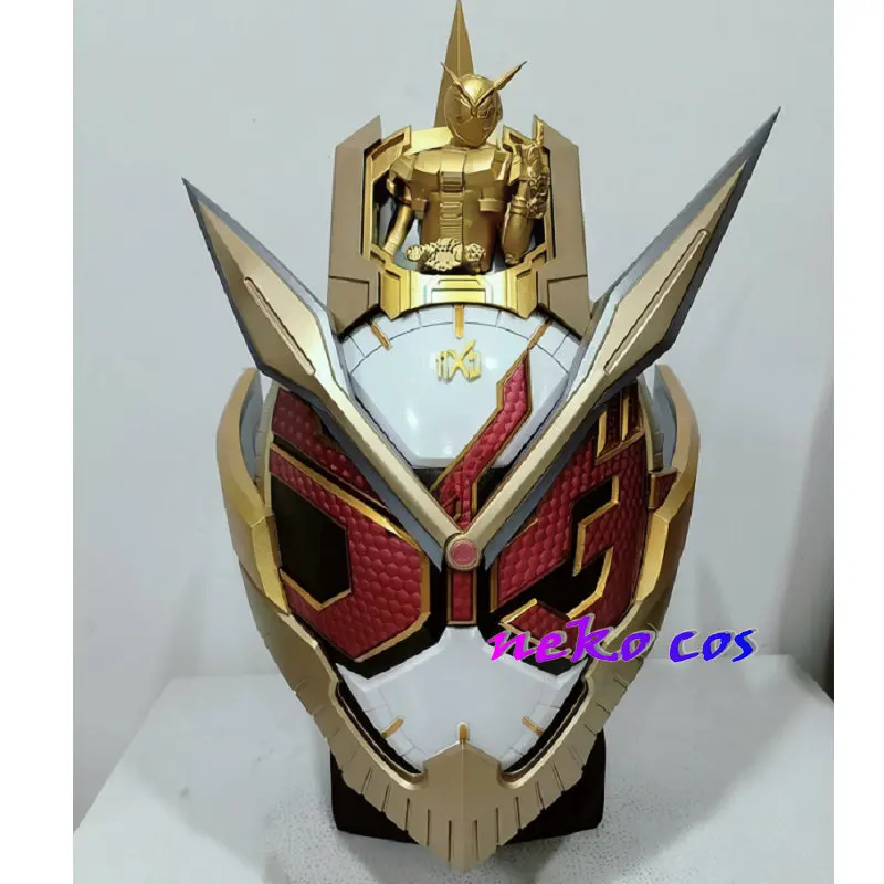 

Маска-шлем Nekocos Rider Zi-O Grand Zi-O из смолы для косплея, индивидуальный размер, реквизит, игрушка, подарок на Хэллоуин, для ролевых игр