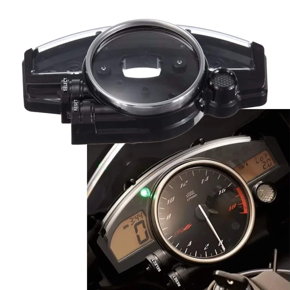 For Yamaha YZFR6 2006-2016 YZFR1 2004-2006 Motorcycle Speedometer Tachometer Housing Cover Gauge Odometer Instrument Part Case