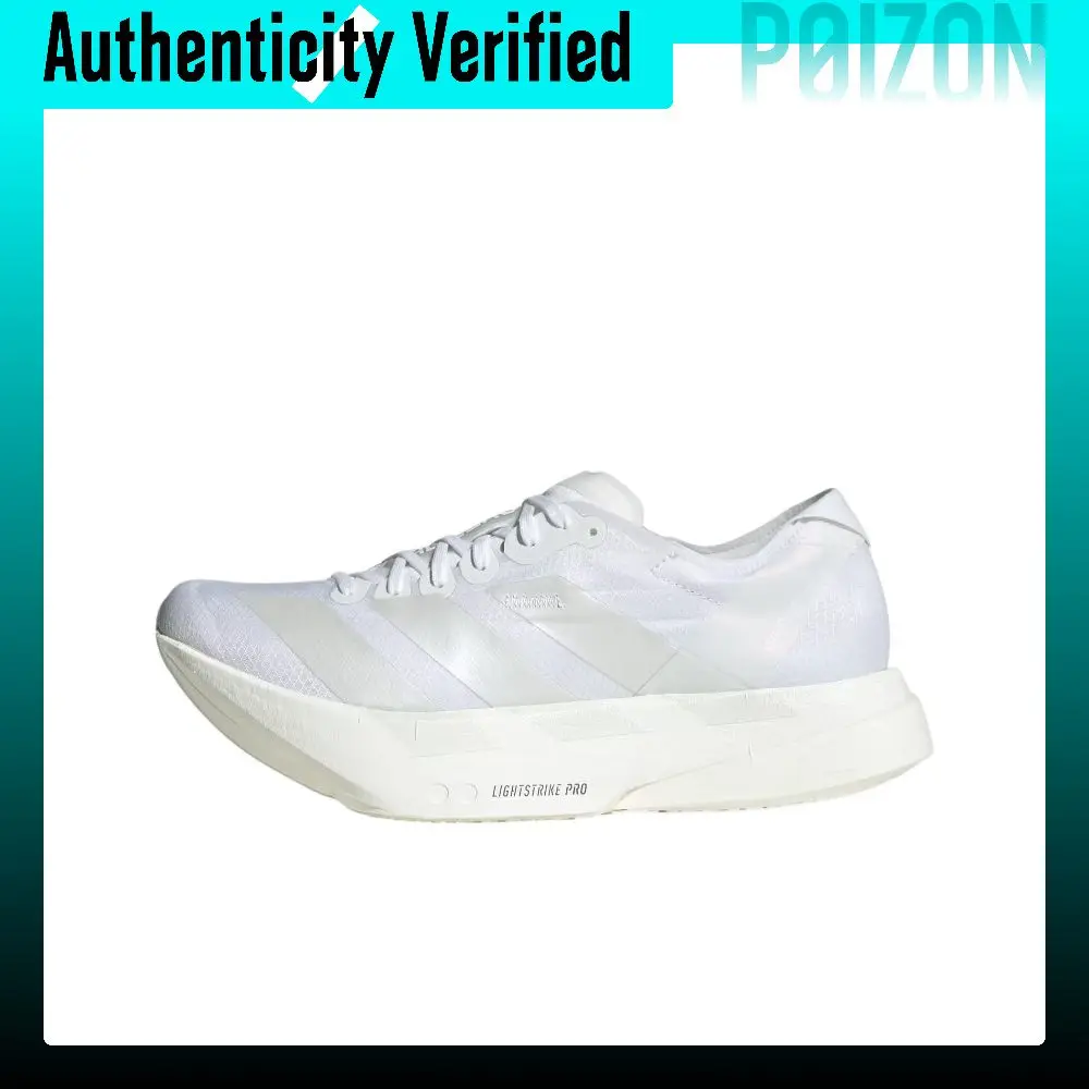 Adidas Adizero Adios Pro 4 Low top Marathon Long Distance Running Shoes Women's White JR6355