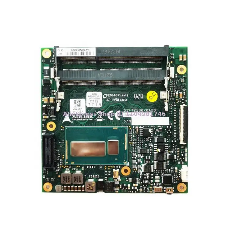 ADLINK 51-72208-0A20 CExpress-HL-i7-4650U/LOT Embedded industrial control motherboard 3.5-inch COME small board in stock