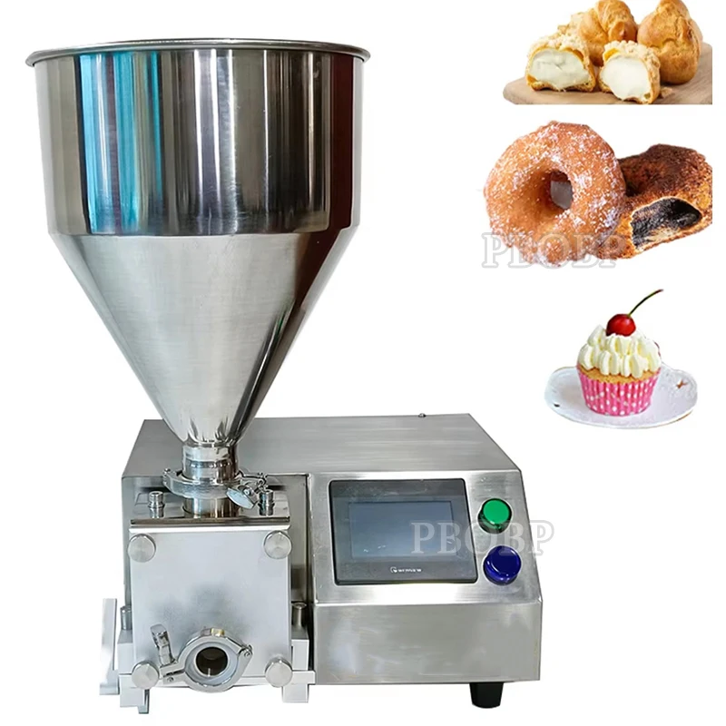 Multifunctional Sauce Butter Butter Core Injection Bread Filling Machine / Electric Puff Filling Machine