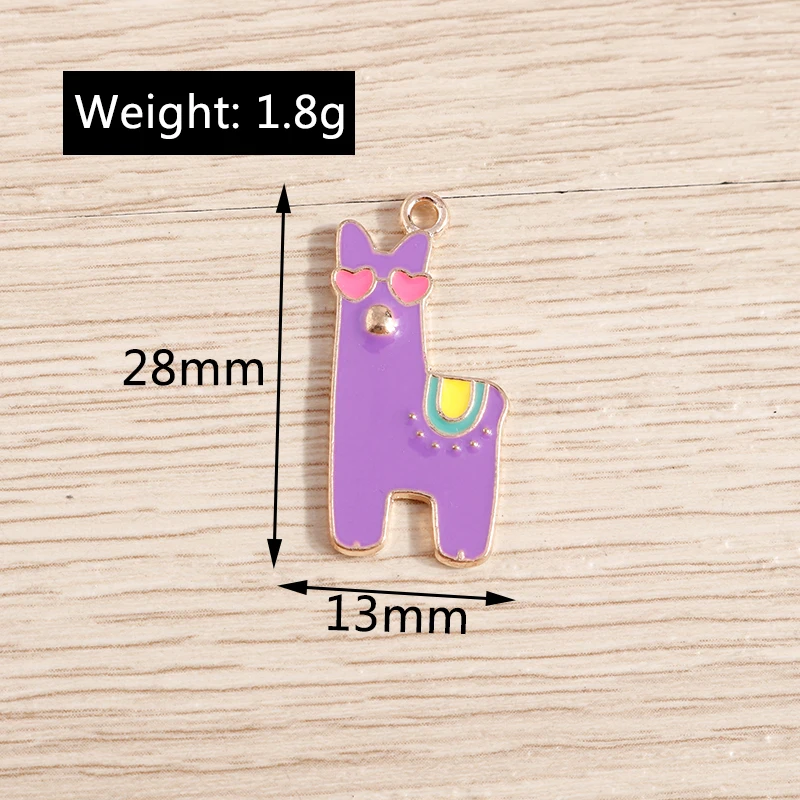 Tusember 10 Stück niedliche Anhänger Alpaka-Kaktus-Charms für DIY-Ohrringe, Armbänder, Halsketten, Schmuckherstellung, handgemachtes Basteln – Detail 14