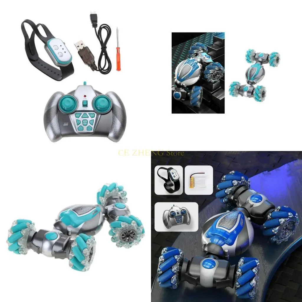 

E56B Remote Control RC Car for Boys,Gesture Sensing RC Stunt Car,Kid Gifts,4WD Off Road Drift Truck,Remote Controlled