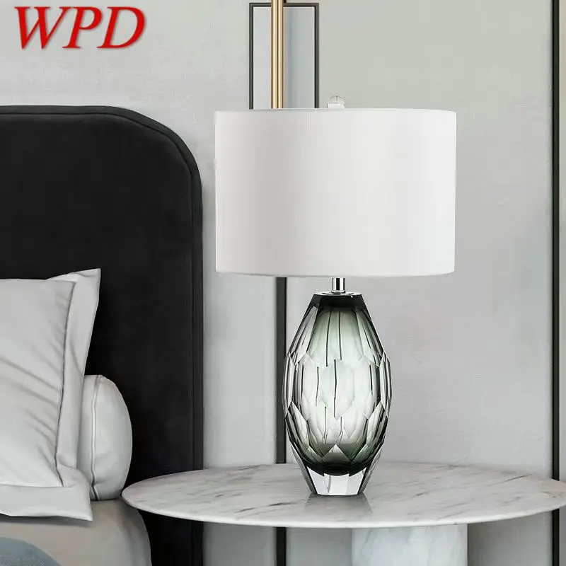 

WPD Nordic Modern Glaze Table Lamp Fashionable Art Iiving Room Bedroom Hotel LED Personality Originality Desk Light