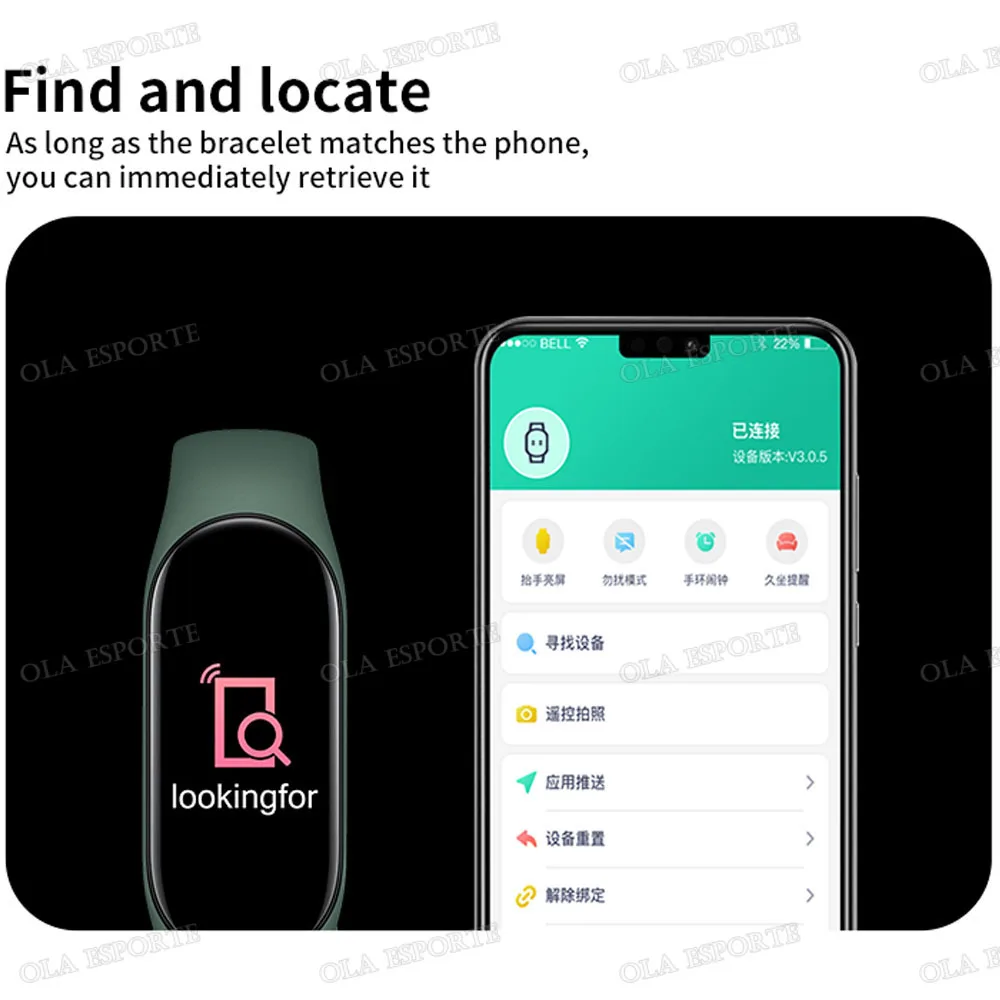 10pc Smart Band Uomo Donna Fitness Bracciale intelligente Fascia sportiva Frequenza cardiaca Monitor della pressione arteriosa Orologio multifunzione impermeabile