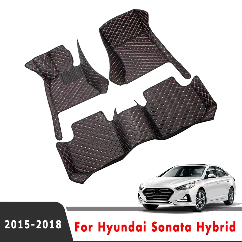 

Автомобильные коврики на заказ для Hyundai Sonata Hybrid 2019 2018 2017 2015 коврики автостайлинг аксессуары для интерьера накладки коврики