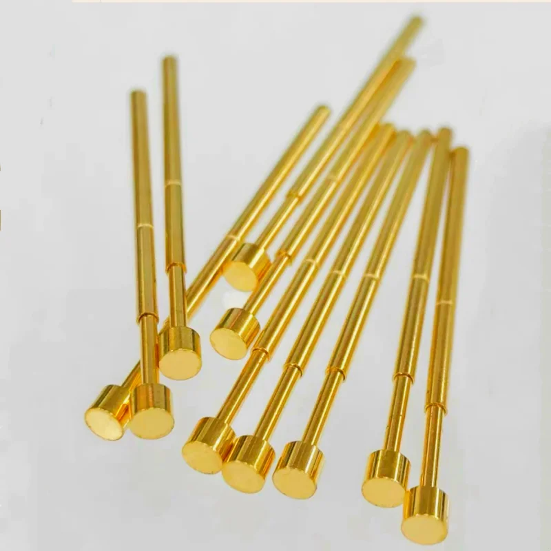 100PCS PA100-G3 Spring Test Probe PA100-G Test Pin P100-G P100-G3 Test Tool 33.35mm 1.36mm Needle Gold Tip Dia 1.80mm Pogo Pin