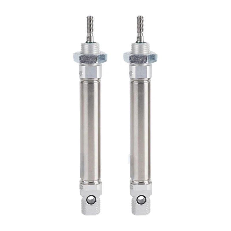 DSNU Mini Stainless Steel Double Acting Piston Pneumatic Cylinder DSNU Bore10 12 16 20 25 32 40mm Replace High Quality Cylinder