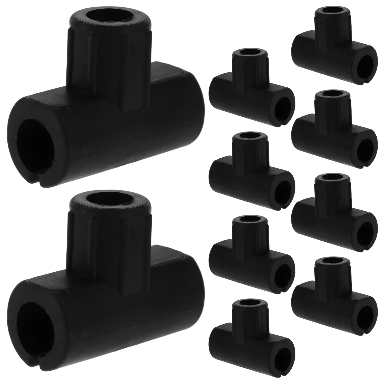 

10 Pcs Line Spool Fishing Spool Connector Connector Black Travel Winder Accessories Rubber Adapter Outdoor Replacement