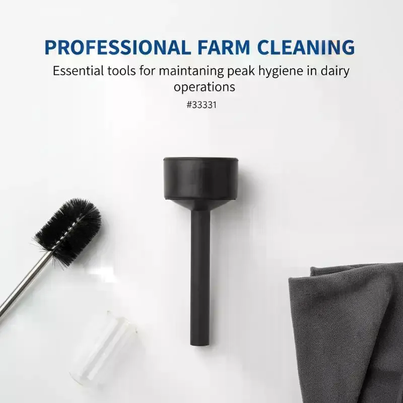 1Pcs I.D. 55MM Long Handle Wash Jetter Cup Milking Liner Cleaning Cup Long-Milking Inflation Cleaning Jetter Tray Cups