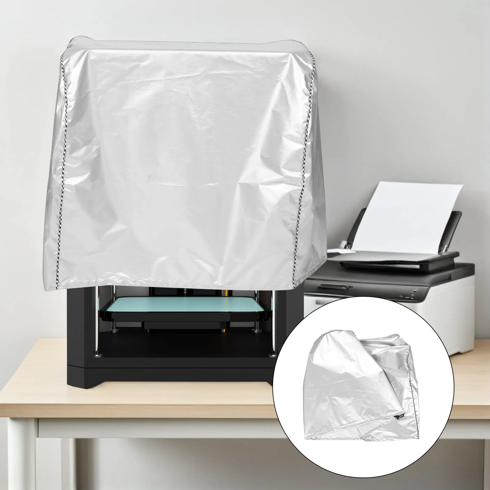 

Регулируемый пылезащитный чехол для 3D-принтера из прочной ткани Оксфорд 210D, 21.6x21.6x21.6 дюймов, водонепроницаемый, для Ender 3 Pro