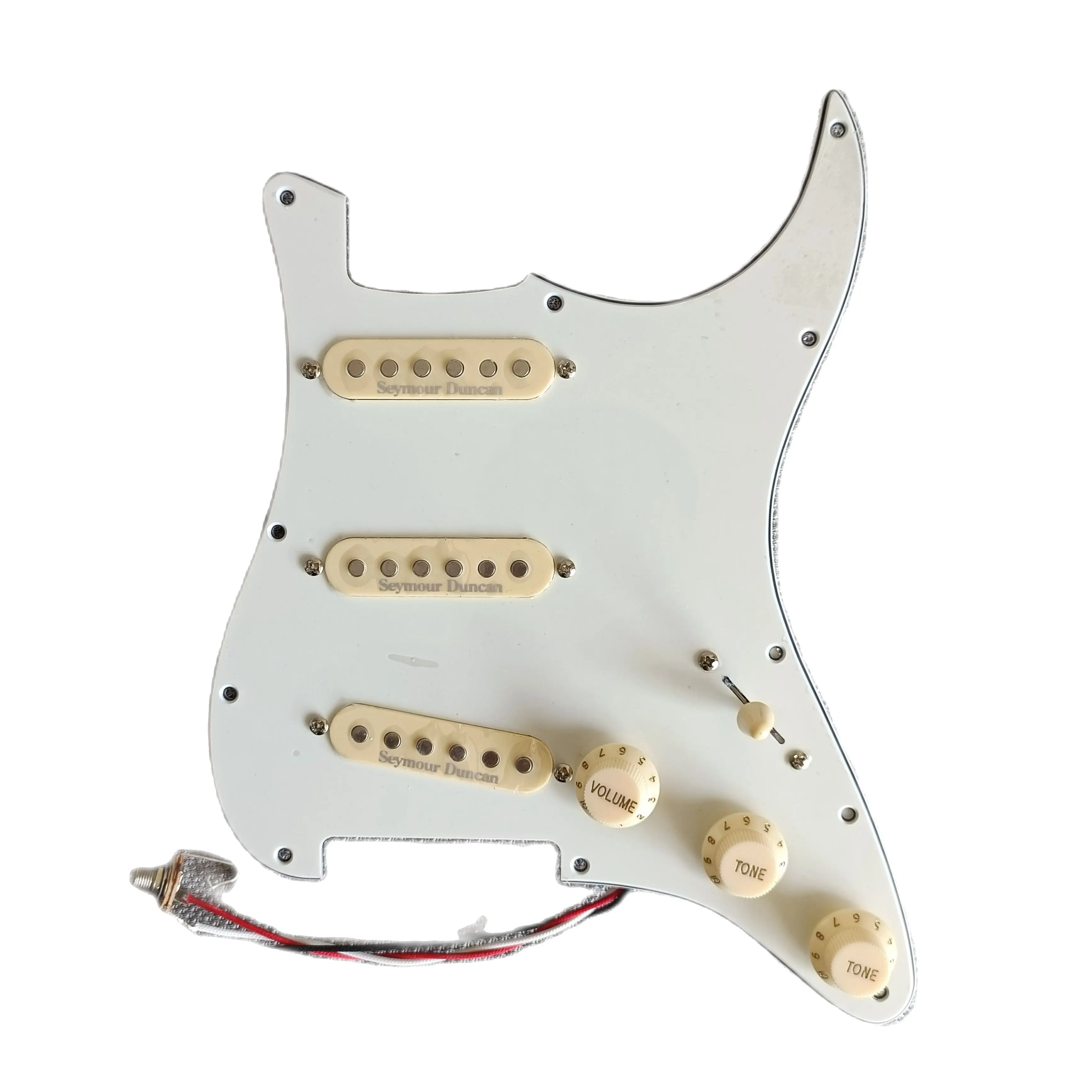 Aktualizovat naložený SSS embellished kytara pickguard aluminium panel SSL1 pickups CTS hrnce sváření postroj kytara příslušenství