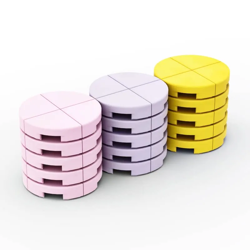 MOC 100PCS Puzzle Particle 25269 Tire Round 1x1 Building Blocks 29775 Quarter Plate Board Bricks Toys Birthday Gift Dropshipping
