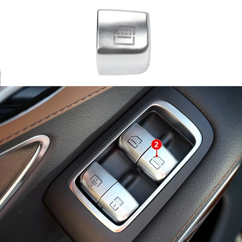 Vehicle Door Glass Control Switch Cap Power Window Control Button Cover For Mercedes Benz W222 S Class 2014-2019 222905150 (6)