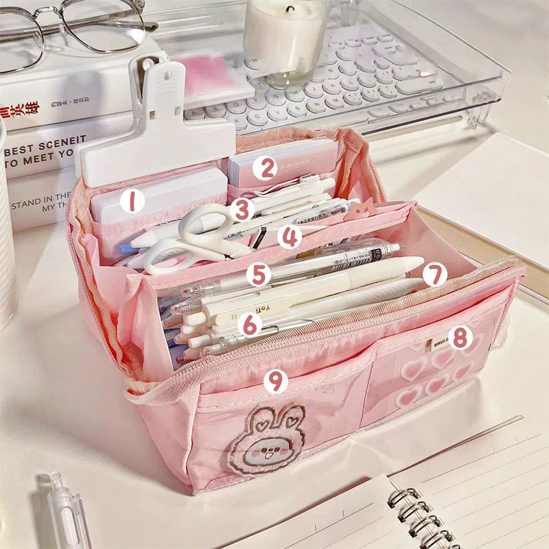 Large Capacity Pencil Case School Multifunction Pen Case Pencil Cases Bags Pencils Pouch Students Education Stationery Supplies