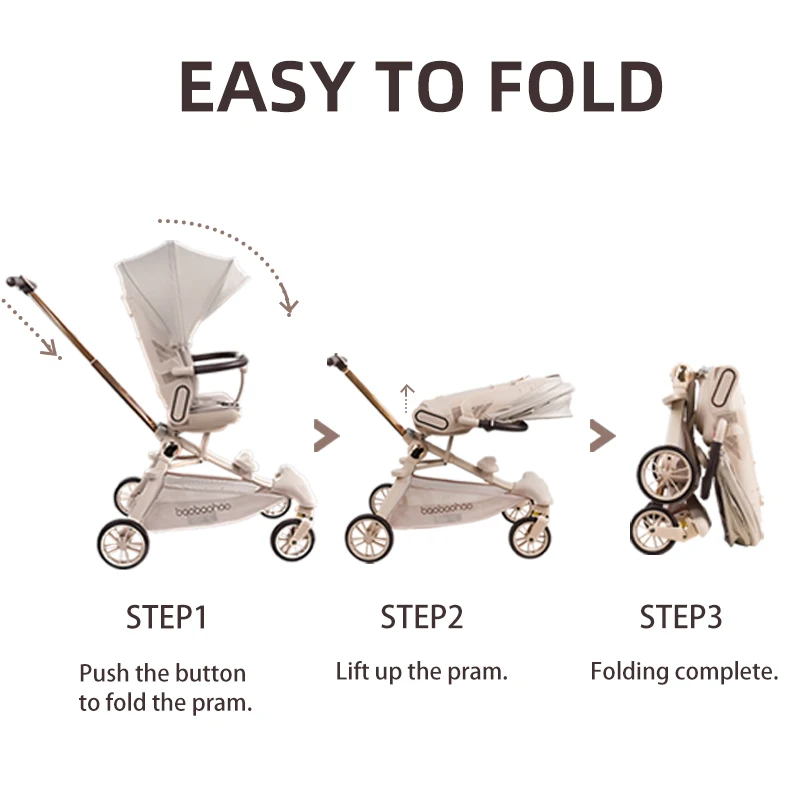 Poussette légère pour bébé et tout-petit, bonne vente avec auvent Durable, prix bon marché et caractéristiques pour s'asseoir et s'allonger