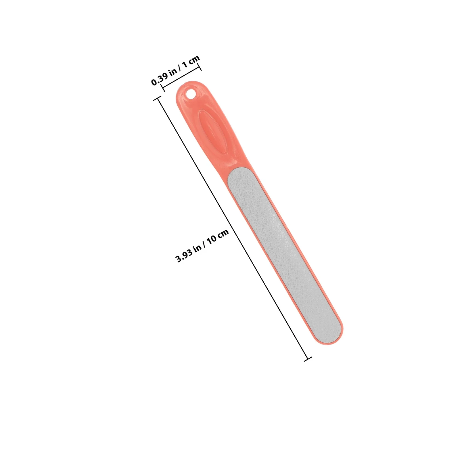 Lima per unghie Strumento per manicure in acciaio inossidabile Tagliaunghie per unghie dei piedi Portatile Durevole Lunga durata Uso domestico in salone Facile da trasportare