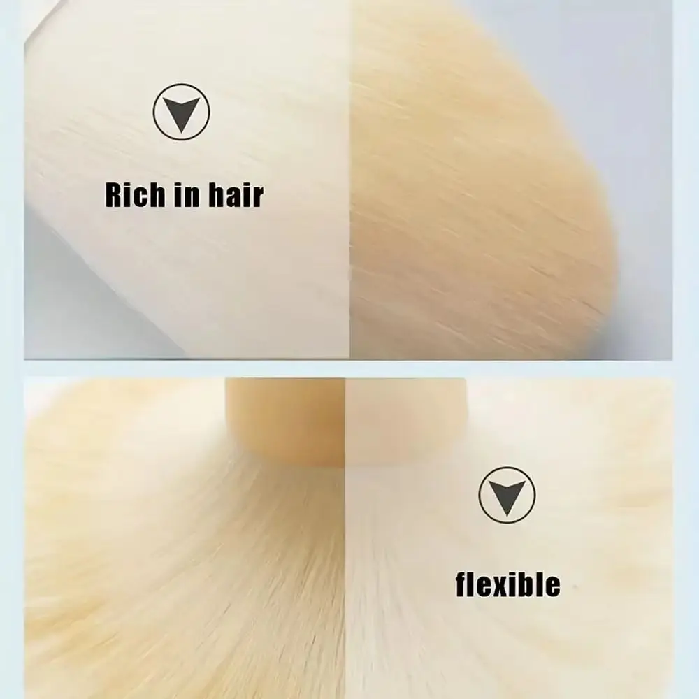 10 個耐久性のあるポータブル柔らかい毛メイクブラシふわふわスーパーソフトプロフェッショナルメイクブラシメイクアップツール初心者初心者