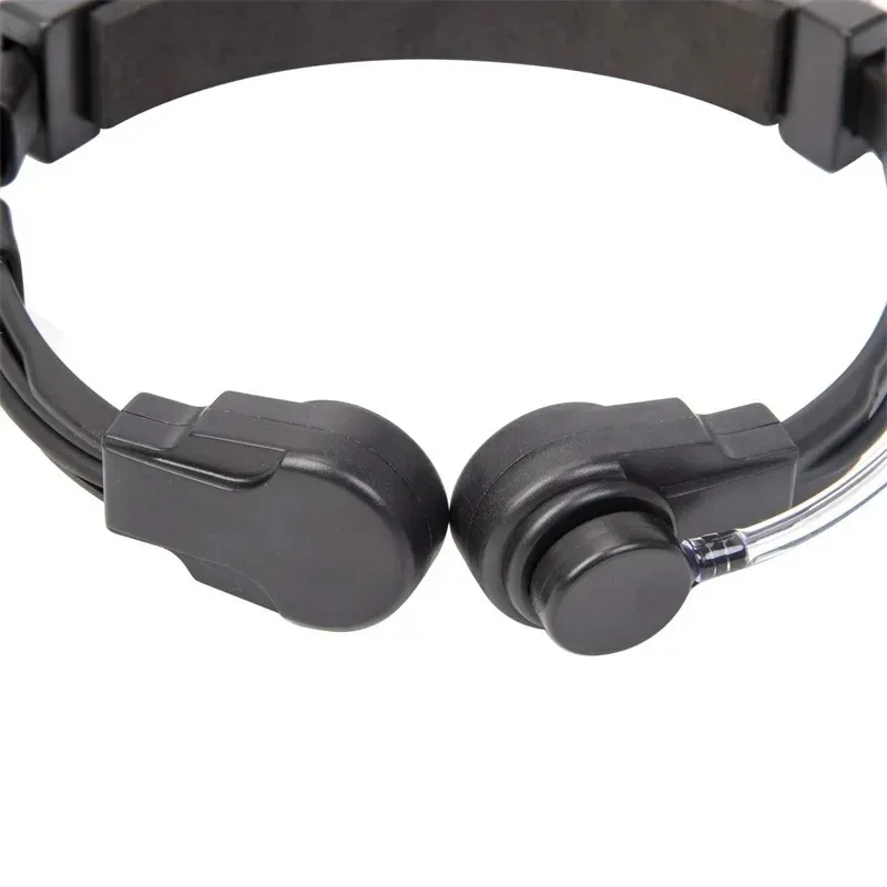 Walkie Talkie Telescopic Heavy Duty Tactical Throat Vibration Mic Headphone Headset Microphone NATO Plug for Walkie Talkie Radio - Image 3