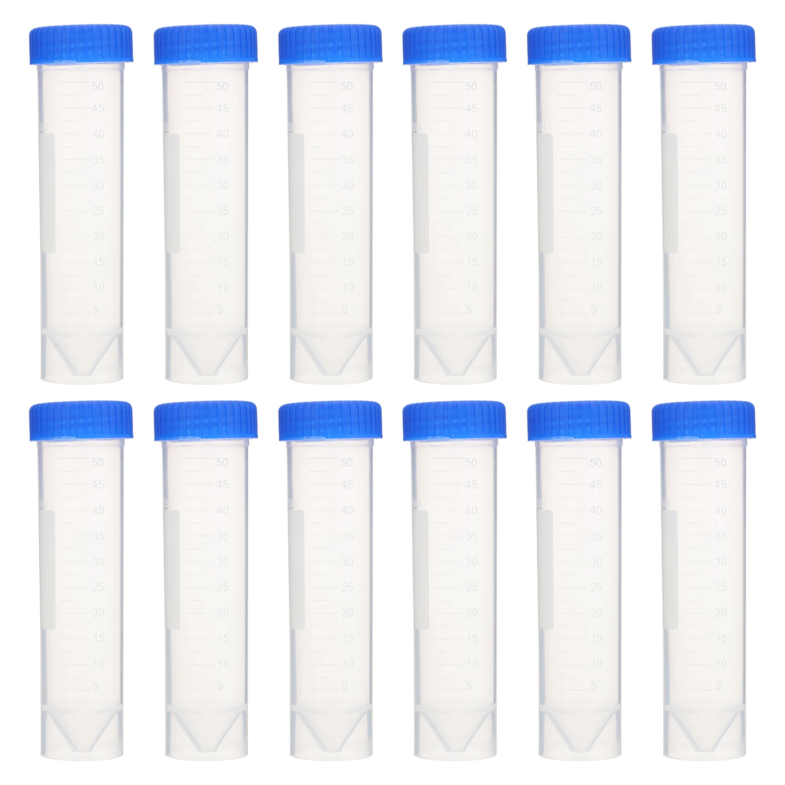 

50 Pcs Tube Test Tubes Self Standing with Caps Storage Self-standing Small Lids Cover Laboratory Science