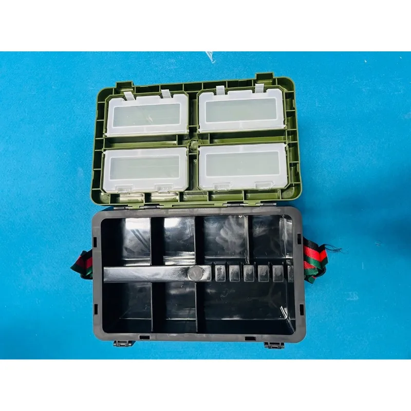 

Fishing box, fishing box, toolbox, portable diagonal back fish bucket, multi-functional storage box