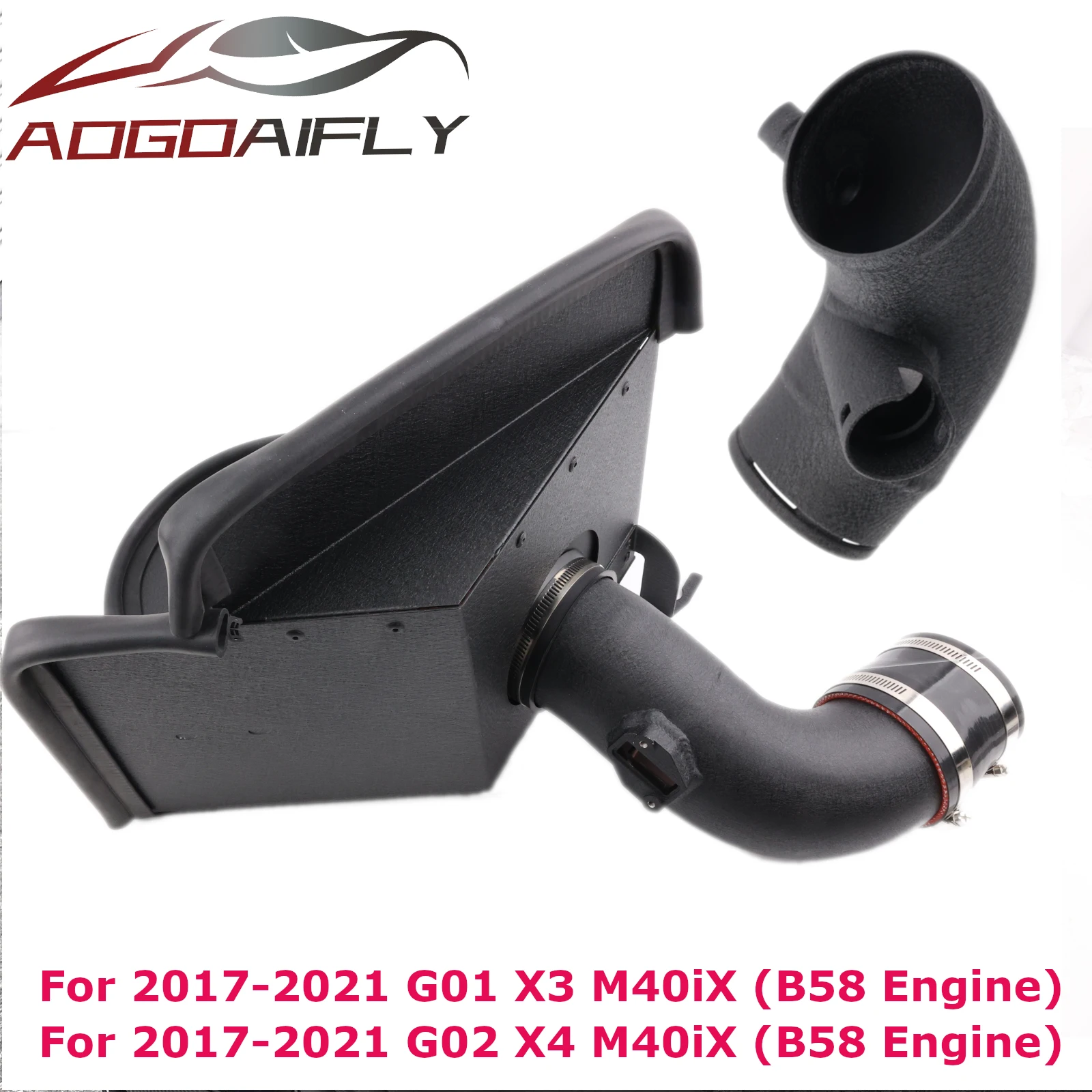Upgrade G Chassis B58 Cold Air Intake+ Turbo Inlet Kit for BMW 2017-2021 G01 X3 M40iX G02 X4 M40iX 3.0T