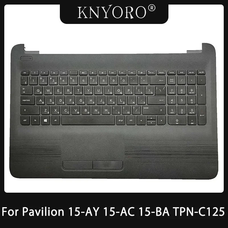 New Laptop US Russian Keyboard For HP Pavilion 15-AY 15-AC 15-AF 15-BA TPN-C125 250 G4 G5 Palmrest Top Cover Keyboard 855027-001