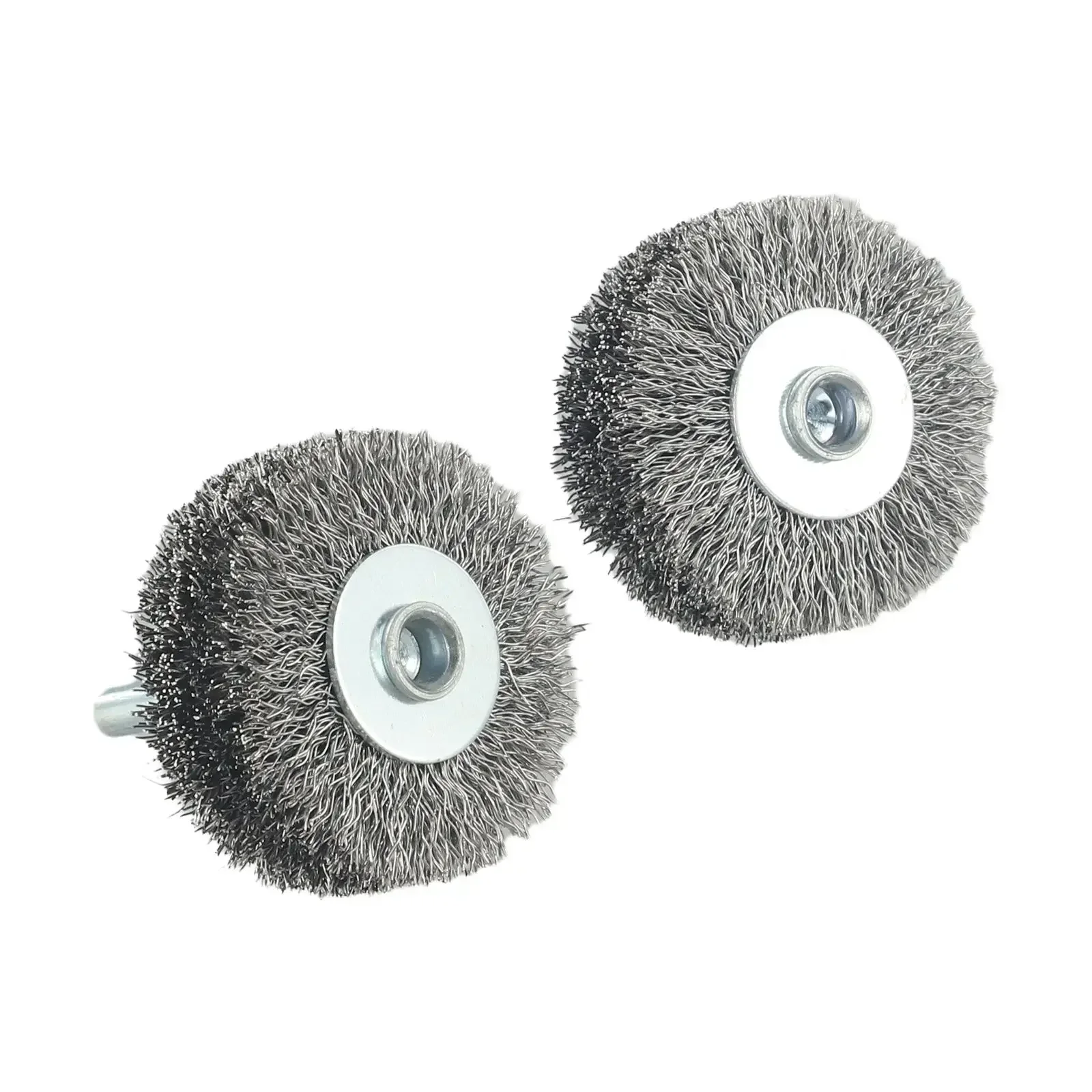 Tools Wire Brush Silver Stainless Steel Wire Wheel 1/4