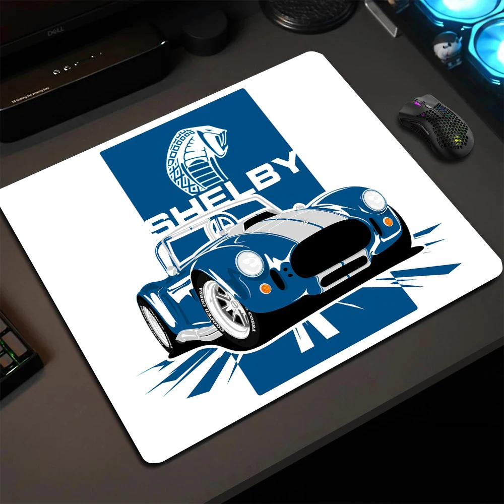 

FORD Retro Sportscar Square Waterproof Mouse Pad for Computer Offices Mat Rubber Anti-slip Gaming Accessories Keyboard Desk Pads
