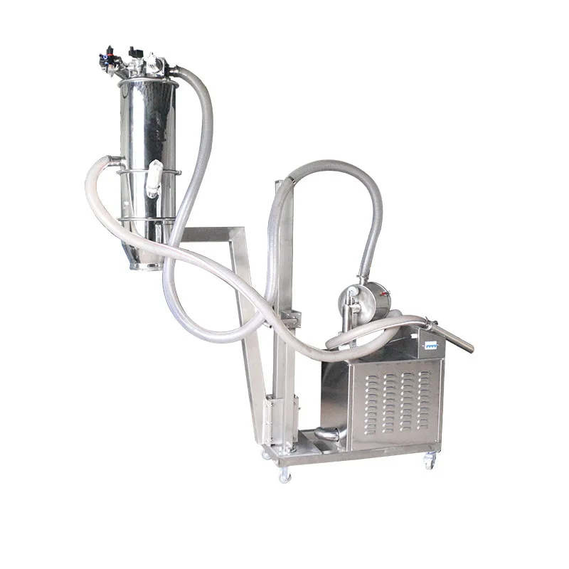 

Dustproof, vacuum feeder stainless steel automatic conveyor, powder granular food