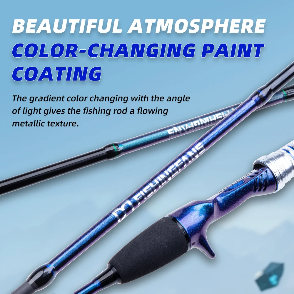 FISHINGFANS F3 Sea Fishing Rod Cuttlefish Rod Metal Titanium Tip Squid Egi Octopus Light Weight Sea Boat Fishing Rod