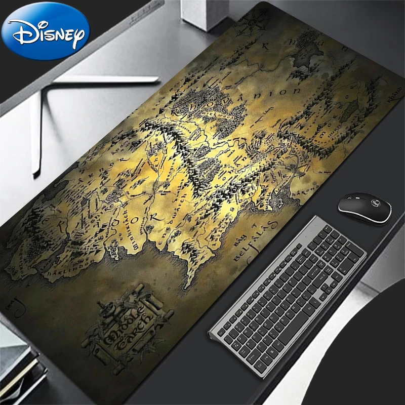 Tapis de souris 90x40cm T-The Lord of the Rings, grand tapis de clavier en caoutchouc, tapis de bureau, tapis de souris pour jeux, tapis de souris pour ordinateur portable