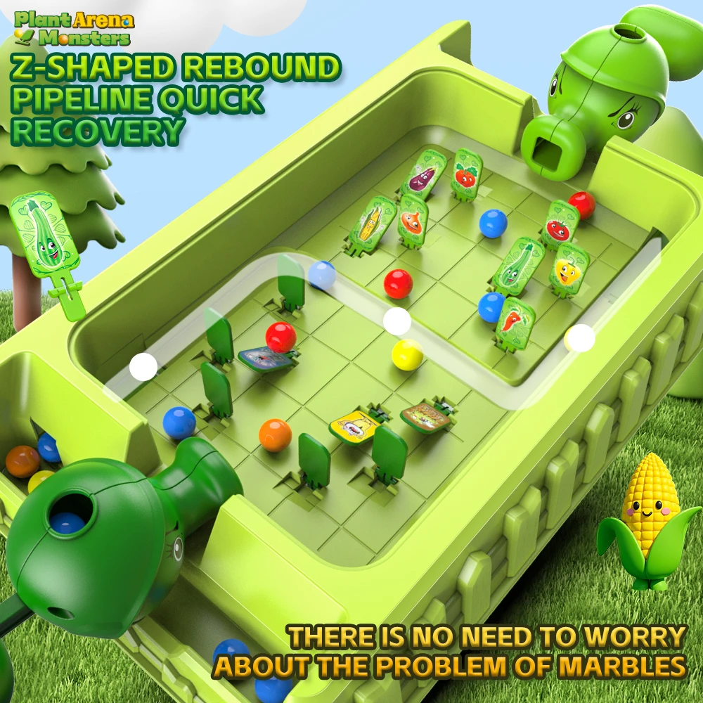 Máquina de pinball educacional, jogo de pinball, 2 jogadores, brinquedos para crianças pequenas, máquina de pinball de mesa para 3-5 anos de idade