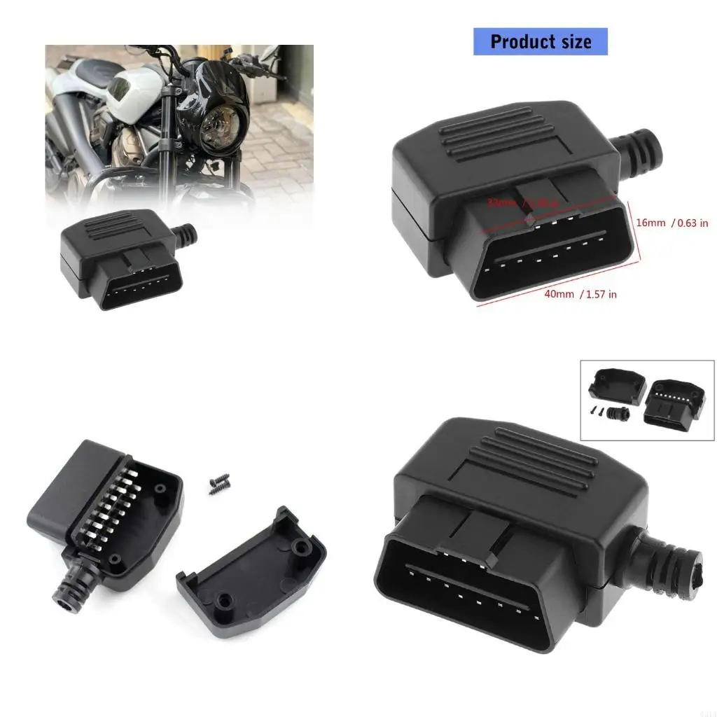 

Всеобщий переходник порта ОБД2 для автоматических представлений Пин диагностики 16 стабилизированных