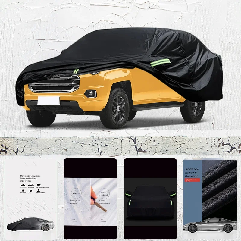 

For Jmc Yuhu 7 Anti-UV Sun Shade Rain Snow Resistant Black Cover Dustproof Car umbrella Full Car Cover Outdoor Protection