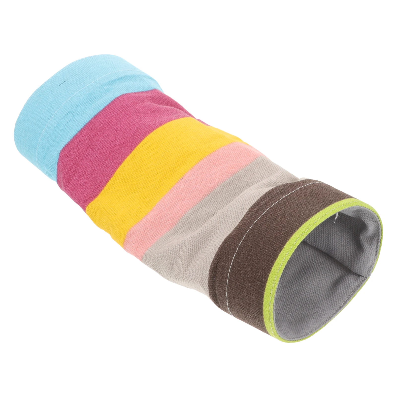 

Fun Rainbow Hamster Tunnel Foldable Durable Small Pet Playing Cartoon Tube House Rabbit Hideout Rodent Toy Guinea