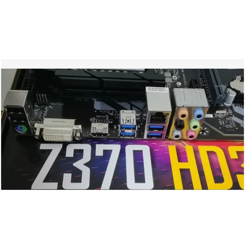 Used Z370 HD3 Motherboard LGA1151 Retail Color Box In Stock for Gigabyte