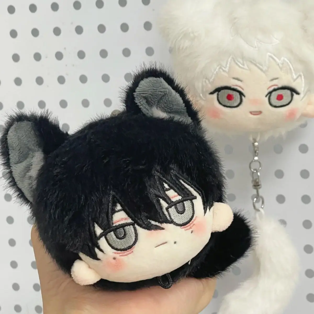 10cm Cotton Doll Mini Anime Cosplay The Summer Hikaru Died Yoshiki Tsujinaka Dango Idol Plushies Cartoon Keychain Cosplay Gift