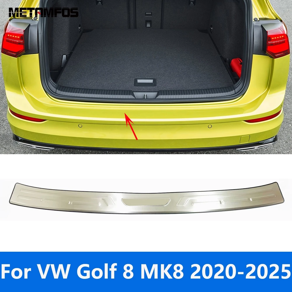 

Для Volkswagen VW Golf 8 MK8 Pro R 2020-2024 2025 внешний задний багажник, бампер, накладка на порог, защитная пластина, аксессуары