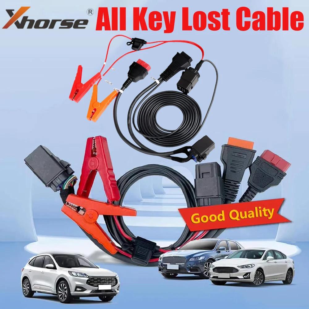 Xhorse All Key Lost Cable for Ford 2016-2021 Smart Key AKL with Active Alarm Works with VVDI Key Tool Plus
