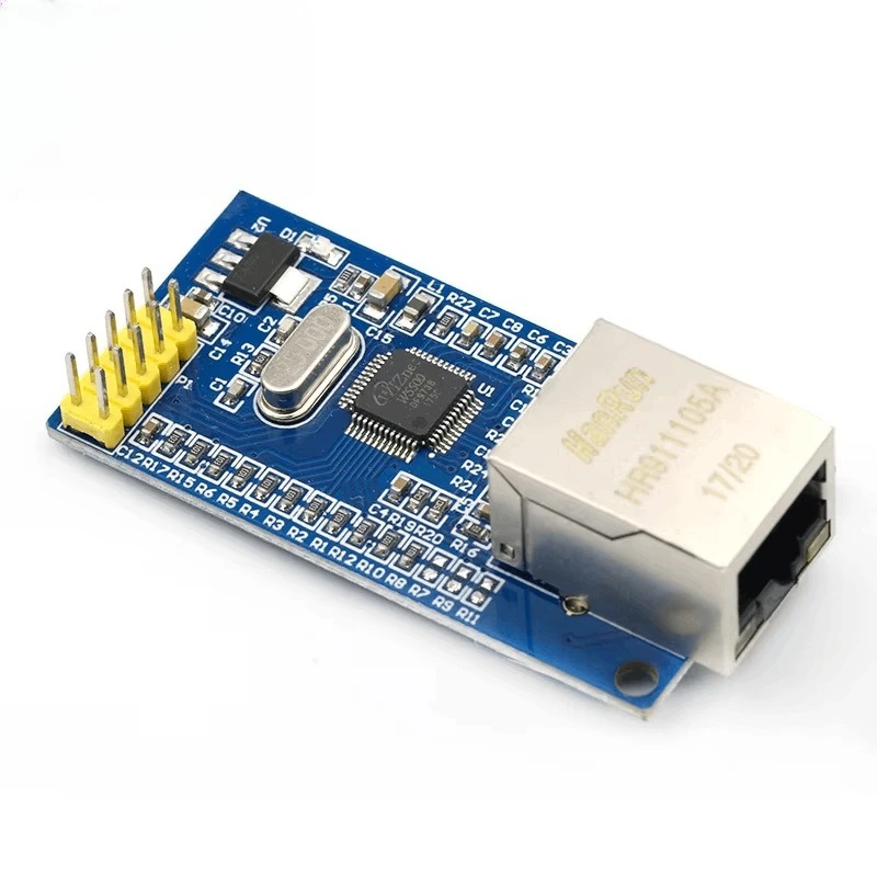 W5500 SPI Ethernet Network Module with Hardware TCP/IP, 10/100Mbps RJ45, 8 Sockets for STM32 and 8051 MCUs