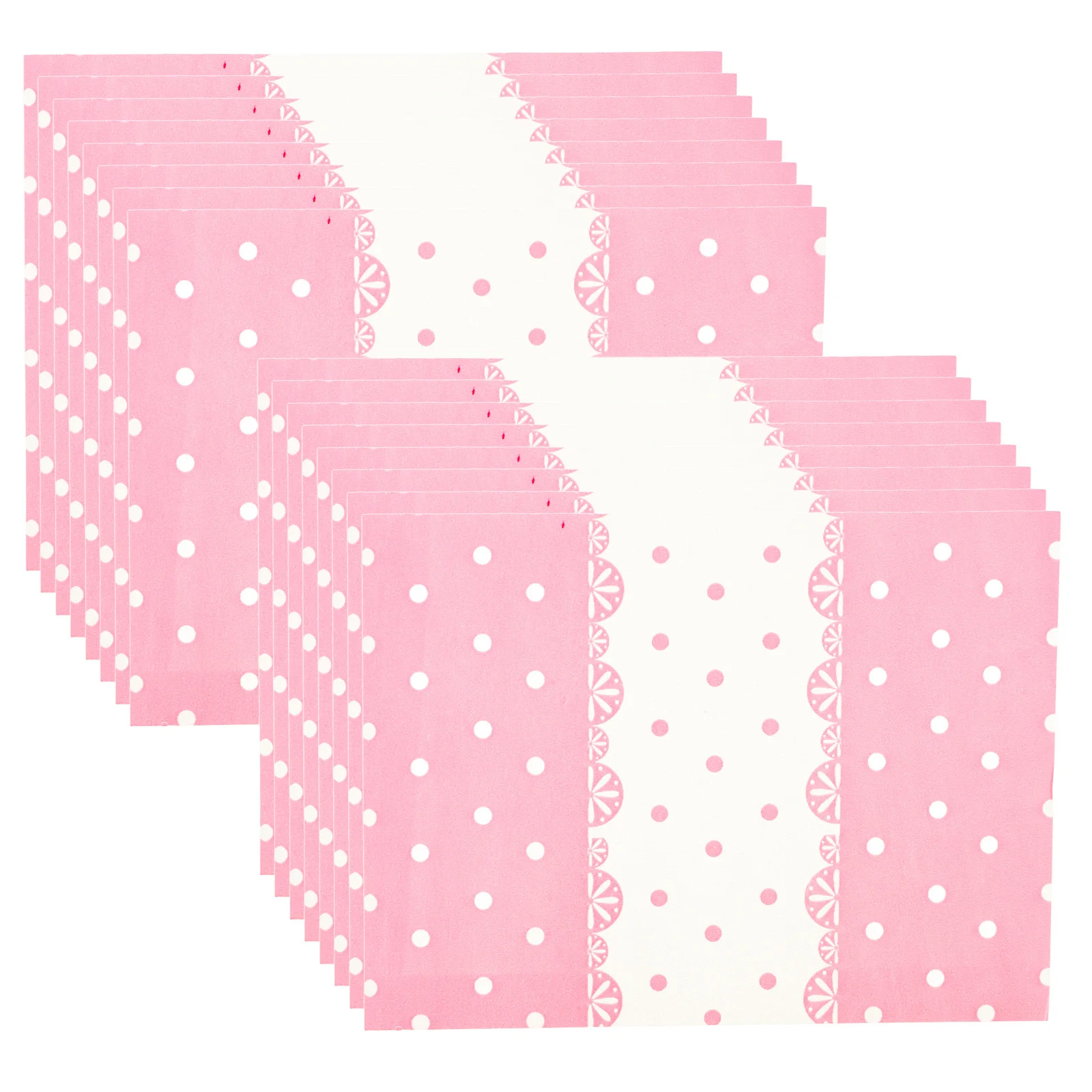 

100 Sheets Dot-Theme Candy Wrapping Paper Decorative Food Packaging Sheet for Nougat Homemade Sweet Treats Candy Decorations